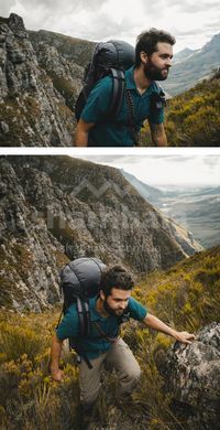 Рюкзак Naturehike Rock NH20BB113 40+5 L, Black (6927595765401)