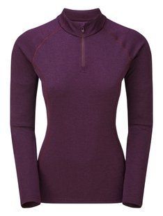 Футболка жіноча Montane Female Dart Zip-Neck, Saskatoon Berry, XS/8/34 (5056237058951)
