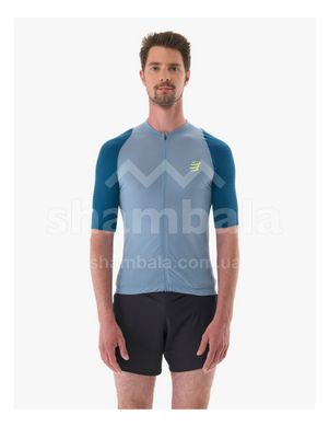 Футболка мужская Compressport Trail Racing Postural SS Top M, Denim/Poseidon, M (7630102584363)