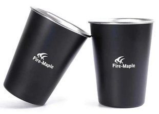 Набір склянок Fire Maple Antarcti Cup, 2 шт, 350 мл, Black (6971490127116)