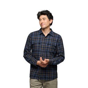 Сорочка чоловіча Black Diamond M Project Twill LS Shirt, Charcoal/Black, S (BD 7530919624SML1)