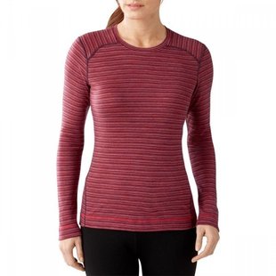 Термофутболка жіноча Smartwool Merino 250 Baselayer Pattern Crew Aubergin Heather, р.M (SW SS226.765-M)