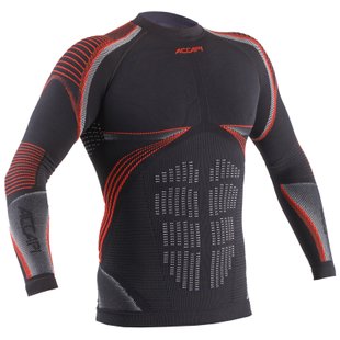 Термофутболка мужская Accapi Synergy, Black/Red, р.XS/S (ACC EA401.908-XSS)