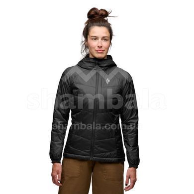 Трекінгова куртка жіноча Black Diamond W Solution 2.0 Hoody, Black, L (BD 7460340002LRG1)