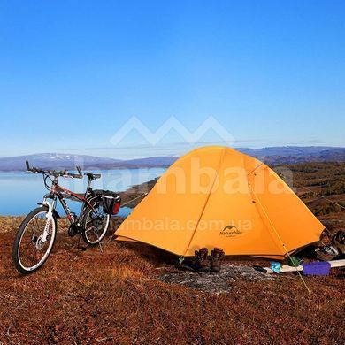 Намет одномісний з футпринтом Naturehike Cycling&nbsp;1&nbsp;NH18A095-D, Orange, 210T (6975641886495)