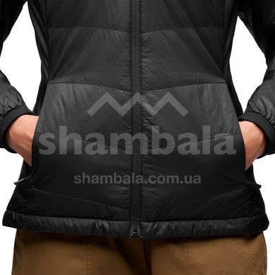 Трекінгова куртка жіноча Black Diamond W Solution 2.0 Hoody, Black, L (BD 7460340002LRG1)