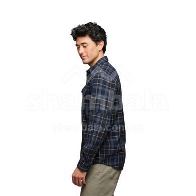 Рубашка мужская Black Diamond M Project Twill LS Shirt, Charcoal/Black, S (BD 7530919624SML1)