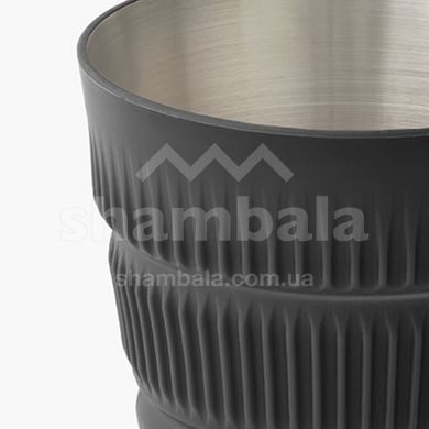 Чашка складна Sea to Summit Detour Stainless Steel Collapsible Mug, Beluga Black (STS ACK039031-050101)