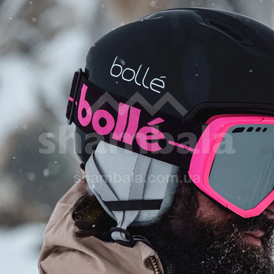 Маска гірськолижна Bolle Mammoth, Pink Heritage Matte/Black, One size (BL MAMMOTH.BG037014) УЦІНКА