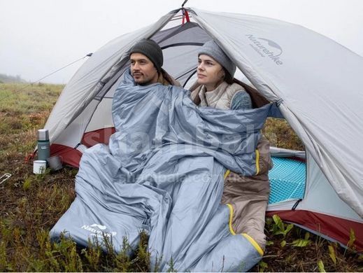 Спальный мешок Naturehike Summer LW180 NH21MSD09 (15/8&deg;С), 185 см - Left Zip, Green (6927595777961-L)