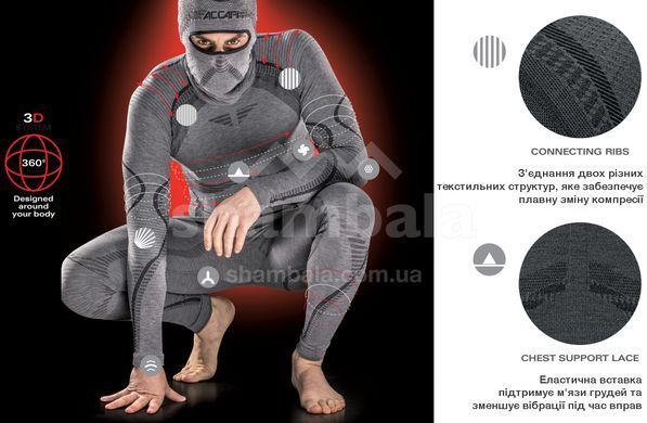 Термоштани жіночі Accapi Ergowool, Sky Blue/White, M/L (ACC WА713.4901-ML)
