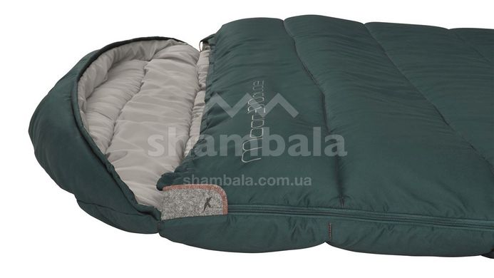Двомісний спальний мішок Easy Camp Moon 200 Double (10/5°C), 195 см - Left Zip, Teal (240187)