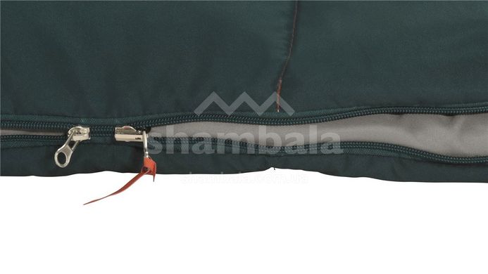 Двухместный спальный мешок Easy Camp Moon 200 Double (10/5°C), 195 см - Left Zip, Teal (240187)
