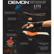 Перчатки с защитой кисти Demon Flexmeter Double Sided Wristguard Glove, Black, р.L (DMN FW58a-L)