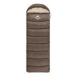 Спальний мішок Naturehike U250S NH20MSD07 (0/-3&deg;С), 190 см - Left Zip, Brown (2000999789076)