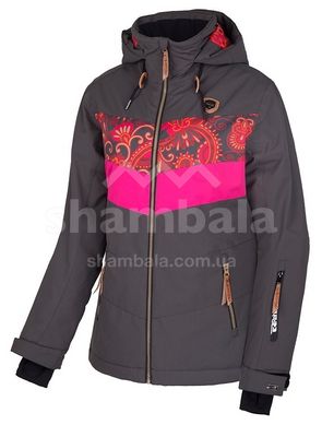 Горнолыжная женская теплая мембранная куртка Rehall Hester W 2020, XS - flowers orange (50842-XS)