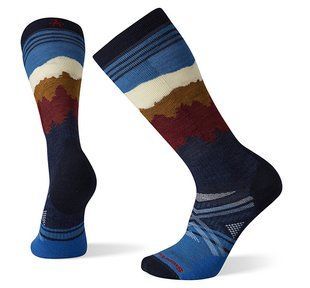 Шкарпетки чоловічі Smartwool Performance Ski Full Cushion Alpenglow Pattern, Deep Navy, р.L (SW SW001285.092-L)