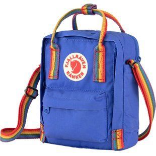Сумка Fjallraven Kanken Rainbow Sling, Cobalt Blue (7323450925536)