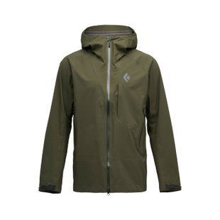 Мембранна чоловіча куртка Black Diamond M Highline Stretch Shell, Dark Moss, L (BD 7420103004LRG1)