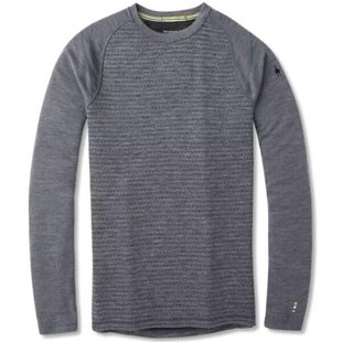 Термокофта мужская Smartwool Men's Merino Mid 250 Pattern Crew, Medium Gray Tick Stitch, р.XL (SW SS601.B99-XL)