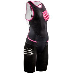Жіночий комбінезон для тріатлону Compressport TR3 Aero Trisuit W, Black, XS (TSUTRIW-99-0XS)
