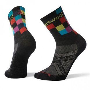 Шкарпетки чоловічі Smartwool PhD Run Ultra Light Logo Crew Black, р. L (SW 01431.001-L)