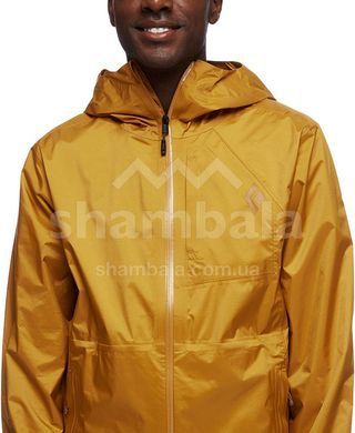 Мембранная мужская куртка для треккинга Black Diamond M Treeline Rain Shell, р.M - Amber (BD 7450082007MED1)