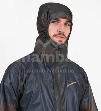 Мембранная куртка для бега унисекс Montane Podium Pull-On, Charcoal, S (5056237032869)