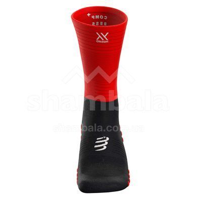 Шкарпетки Compressport Mid Compression Socks 2019 Run, Black/Red, T1 (MDS-R-99RD-T1)