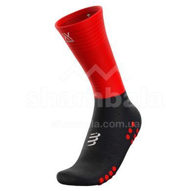 Шкарпетки Compressport Mid Compression Socks 2019 Run, Black/Red, T1 (MDS-R-99RD-T1)