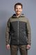 Треккинговая мужская куртка Soft Shell Tatonka Cesi M's Hooded Jacket, Dark Grey/Olive, S (TAT 8610.270-S)