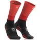 Носки Compressport Mid Compression Socks 2019 Run, Black/Red, T1 (MDS-R-99RD-T1)