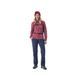 Женская флисовая кофта с рукавом реглан Lafuma Techfleece F-Zip W, Carmin Red, XS (3080094736785)