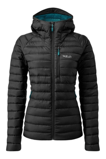 Жіночий легкий пуховик Rab Microlight Alpine Jacket Wmns, Black, 10 (RB QDB-13-BL-10)