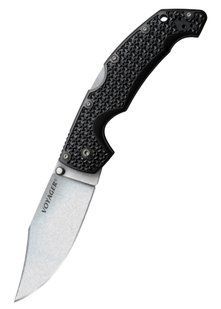 Ніж складаний Cold Steel Voyager Large Clip Point Plain Edge, Black (CST CS-29AC)