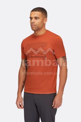 Футболка мужская Rab Mantle Outline Tee, Army, S (RB QCC-01-ARM-SML)