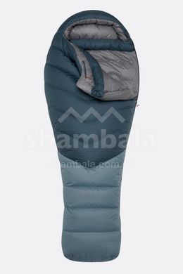 Спальный мешок Rab Alpine 800 Wmns Regular, (-16&deg;C), 170 см - Left Zip, Orion Blue/Citadel (QSD-76-OBC-REG-LZ)