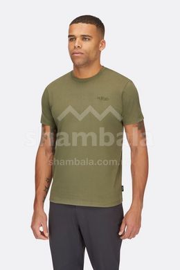 Футболка чоловіча Rab Basecamp Logo Tee, Beluga, S (QCC-04-BEL-SML)
