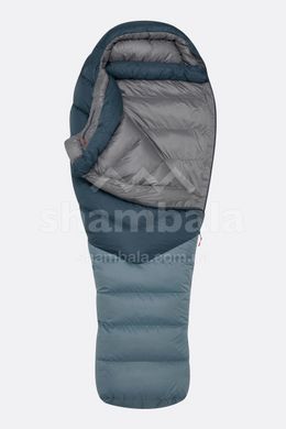 Спальный мешок Rab Alpine 800 Wmns Regular, (-16&deg;C), 170 см - Left Zip, Orion Blue/Citadel (QSD-76-OBC-REG-LZ)