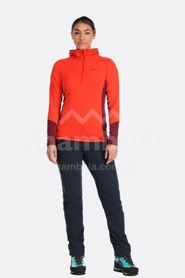 Жіноча флісова кофта Rab Conduit Hoody Wmns, Beluga, 8 (QBL-43-BEL-08)
