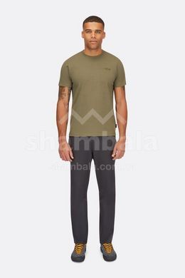 Футболка чоловіча Rab Basecamp Logo Tee, Beluga, S (QCC-04-BEL-SML)