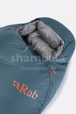 Спальный мешок Rab Alpine 800 Wmns Regular, (-16&deg;C), 170 см - Left Zip, Orion Blue/Citadel (QSD-76-OBC-REG-LZ)