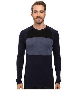 Термофутболка чоловіча Smartwool NTS Mid 250 Color Block Crew Deep Navy, р.L (SW SS657.092-L)
