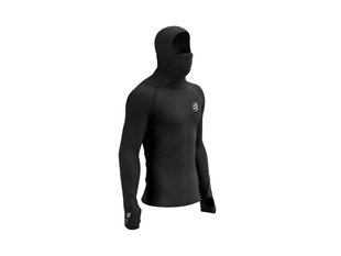 Термокофта чоловіча Compressport 3D Thermo UltraLight Racing Hoodie, XS - Black (AU00007B 990 0XS)