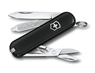 Швейцарський розкладний ніж Victorinox Classic SD, 7 функцій, 58 мм, Black (VKXV.06223.3)