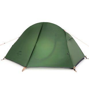 Намет одномісний з футпринтом Naturehike Cycling 1 NH18A095-D, Dark Green, 210T (6927595735671)