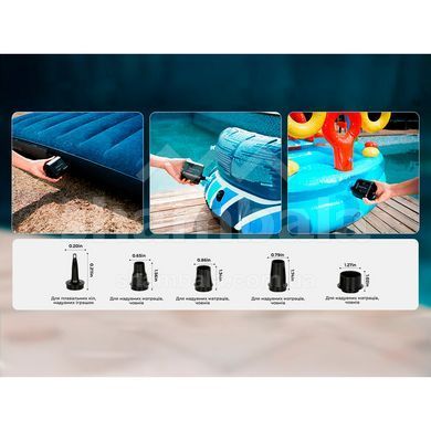 Портативний повітряний насос Flextail Evo Pump 3, 1000 л/хв, orange (6975755964454)