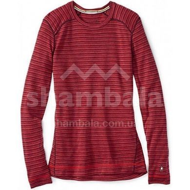 Термофутболка женская Smartwool Merino 250 Baselayer Pattern Crew Aubergin Heather, р.XS (SW SS226.765-XS)