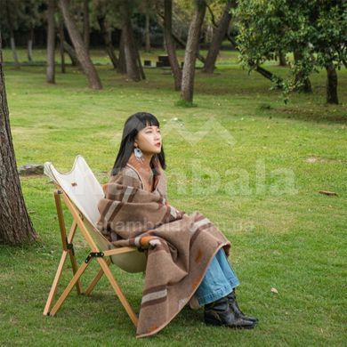 Ковдра Naturehike Geometric Pattern Wool NH20FS036, 150x200 см, Brown (6927595761328)