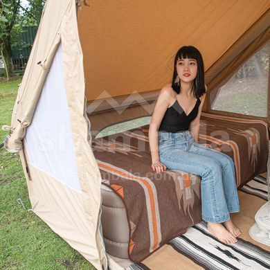 Ковдра Naturehike Geometric Pattern Wool NH20FS036, 150x200 см, Brown (6927595761328)